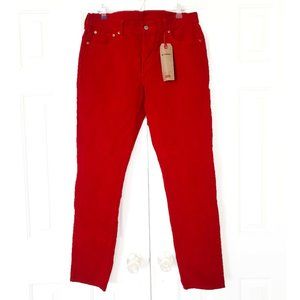 Levi's Red Boyfriend Jeans NWT Size 31